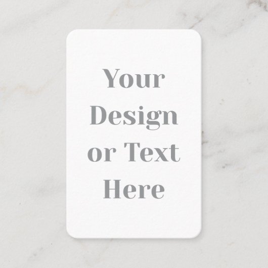 Customizable Your Design or Text Here Personalized Visitenkarte (Vorderseite)