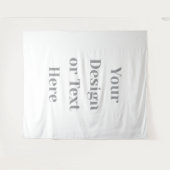 Customizable Your Design or Text Here Personalized Wandteppich (Vorderseite (Horizontal))