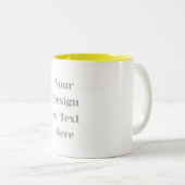 Customizable Your Design or Text Here Personalized Zweifarbige Tasse (VorderseiteRechts)