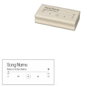 Customizable Your Favorite Music Gummistempel (Stempel)