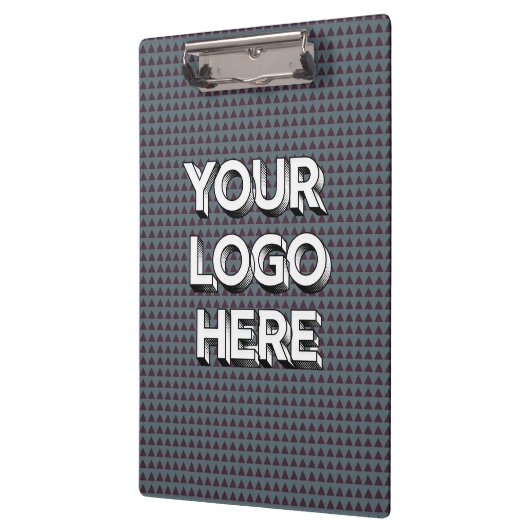Customizable Your Logo Here Clipboard Personalized Klemmbrett (Links)
