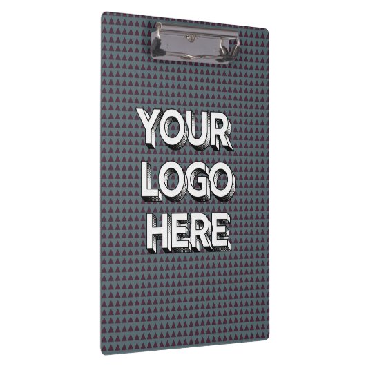 Customizable Your Logo Here Clipboard Personalized Klemmbrett (Rechts)
