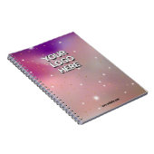 Customizable Your Logo Here Notizblock (Rechte Seite)