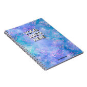 Customizable Your Logo Here Notizblock (Rechte Seite)