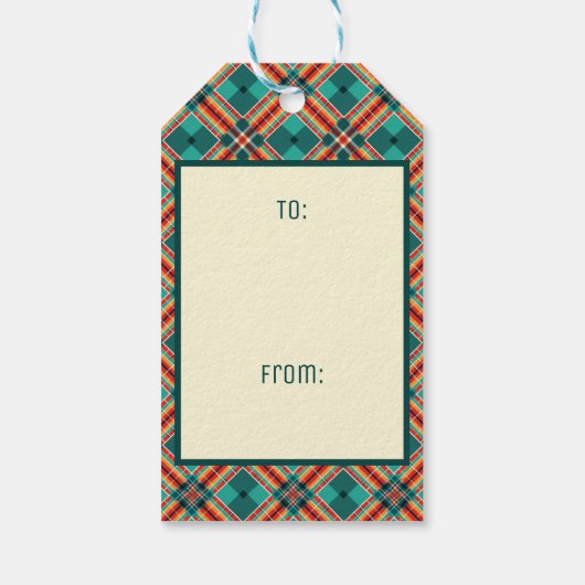 CustomizablePickleball Gingerbread Cheer Geschenkanhänger (Rückseite)