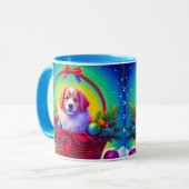Customize 2026 Cutest Loyal Christmas Dog Tasse (Vorderseite Links)
