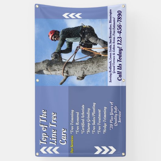 Customize Arborist Tree Service Business Promo Banner (Vertikal)