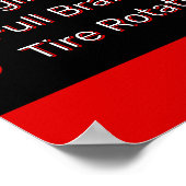 Customize Auto Repair Garage Service List With Log Poster (Ecke)