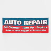 Customize Auto Repair Service Brakes Oil Change Banner (Horizontal)