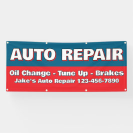 Customize Auto Repair Service Brakes Oil Change Banner