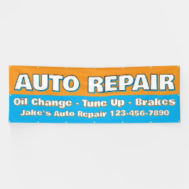 Customize Auto Repair Service Brakes Oil Change Banner
