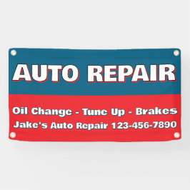 Customize Auto Repair Service Brakes Oil Change Banner