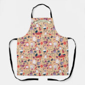 Customize Bakery Shop Kitchen Utensils Pattern  Schürze (Vorderseite)