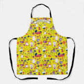 Customize Bakery Shop Kitchen Utensils Pattern Schürze (Vorderseite)