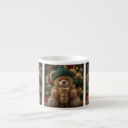 Customize Bear-ista Teddy Bear Espressotasse (Vorderseite)