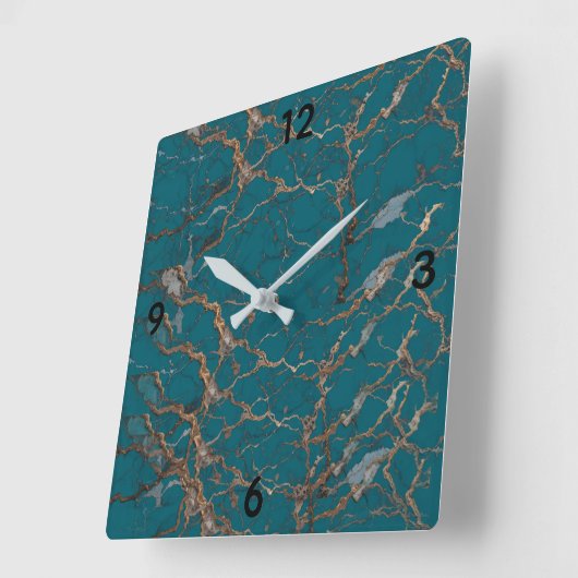 Customize beautiful wall clock  quadratische wanduhr (Winkel)