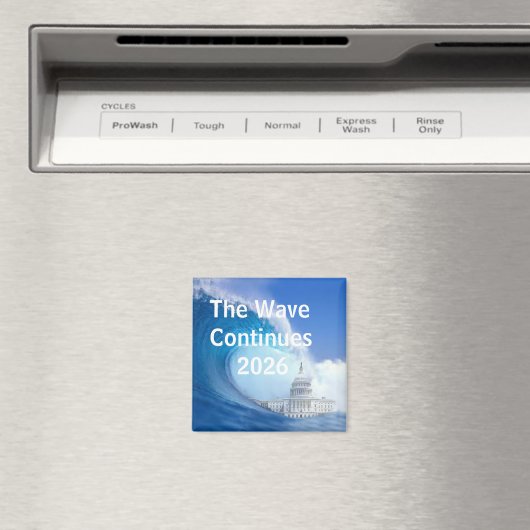 Customize Blue Wave Election 2026 Magnet (In Situ (Geschirrspüler))