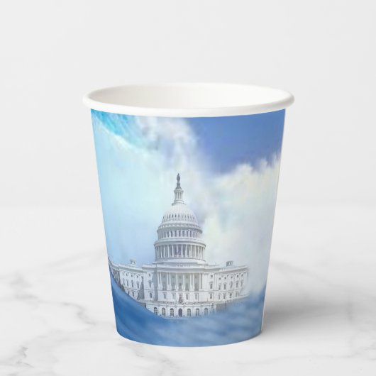 Customize Blue Wave Election 2026 Pappbecher (Rückseite)