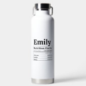 Customize Bridesmaid Personalize Bride Maid Honor Trinkflasche (Vorderseite)