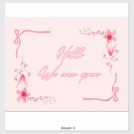 Customize Business Advertisement 2 Aufkleber