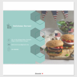 Customize Business Advertisement Aufkleber