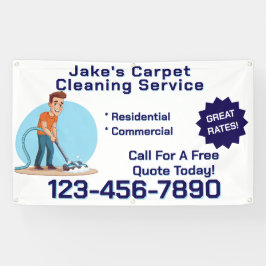 Customize Carpet Cleaning Business Promotional  Banner