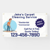 Customize Carpet Cleaning Business Promotional Banner (Horizontal)