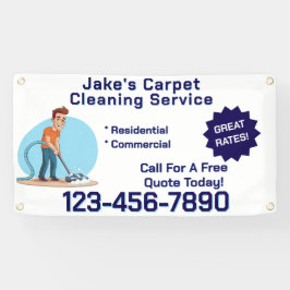 Customize Carpet Cleaning Business Promotional  Banner