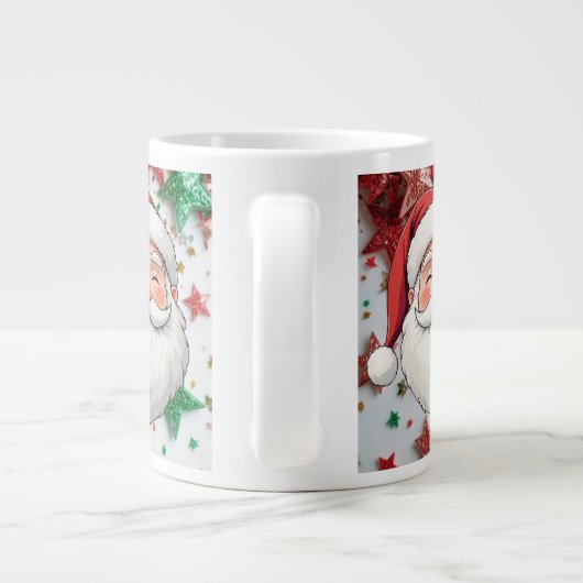 Customize Christmas mug gift Jumbo-Tasse (Rückseite)