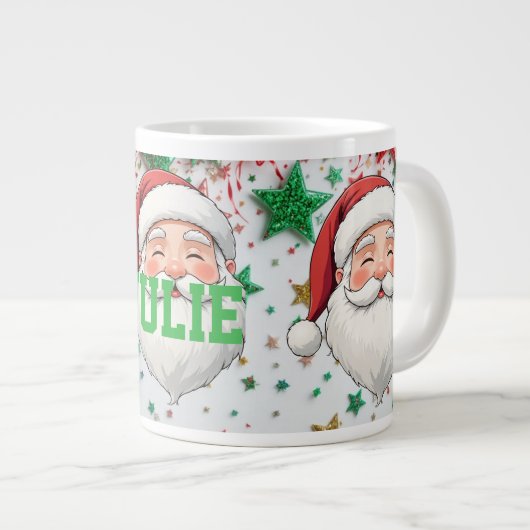Customize Christmas mug gift Jumbo-Tasse (Vorderseite Rechts)