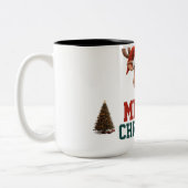 Customize Christmas mug gift Zweifarbige Tasse (Links)