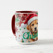 Customize Christmas mug Tasse (Vorderseite Links)