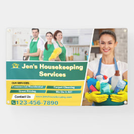 Customize Commercial Residential Cleaning Services Banner