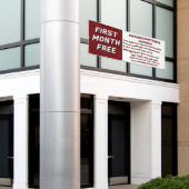 Customize Detailed Apartments For Rent First Month Banner (Äußeres Gebäude)