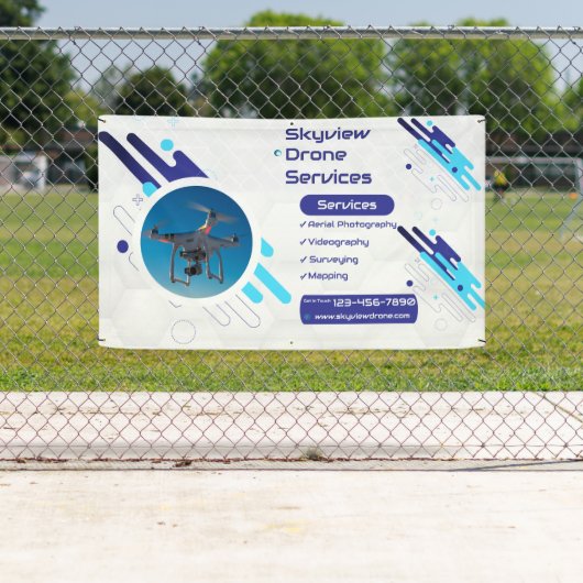 Customize Drone Services Business Promotional  Banner (Insitu)
