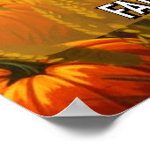 Customize Farm Fall Harvest Horse Drawn Wagon Ride Poster (Ecke)