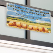 Customize Farm Round Bale Hay For Sale Banner (Äußeres Gebäude)