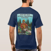 Customize Firewood Sales Business Promotional T-Shirt (Rückseite)