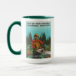 Customize Firewood Service Business Promotional Tasse