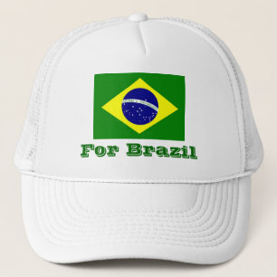 Customize For Brazil Olympic Flag hat London 2012 Truckerkappe
