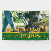 Customize Garden Rototilling Service Business Banner (Horizontal)