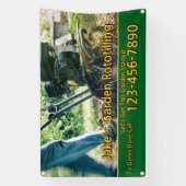 Customize Garden Rototilling Service Business Banner (Vertikal)