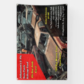 Customize Generic U Pic Em Auto Parts Scrap Yard  Banner (Vertikal)