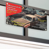 Customize Generic U Pic Em Auto Parts Scrap Yard  Banner (Äußeres Gebäude)