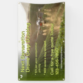 Customize GPS Drone Crop Spraying Business Promo Banner (Vertikal)