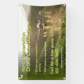 Customize GPS Drone Crop Spraying Business Promo Banner (Vertikal)