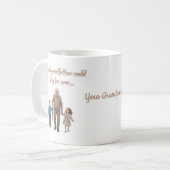 Customize grandpa name kaffeetasse (Vorderseite Links)