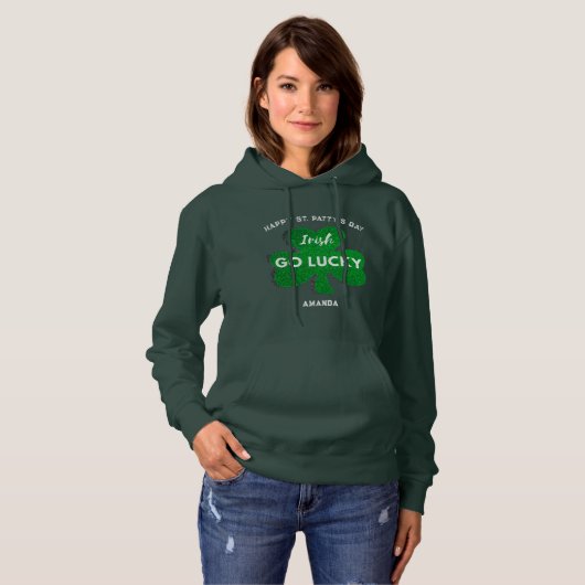 Customize Happy St. Patty's Day Sweatshirt (Vorne ganz)