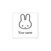 Customize Happy Tiny Latte Gummistempel (Prägung)