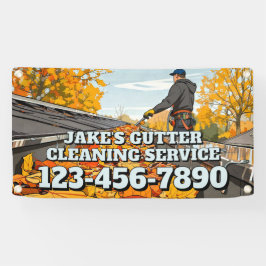 Customize Home Gutter Cleaning Business Promo Banner